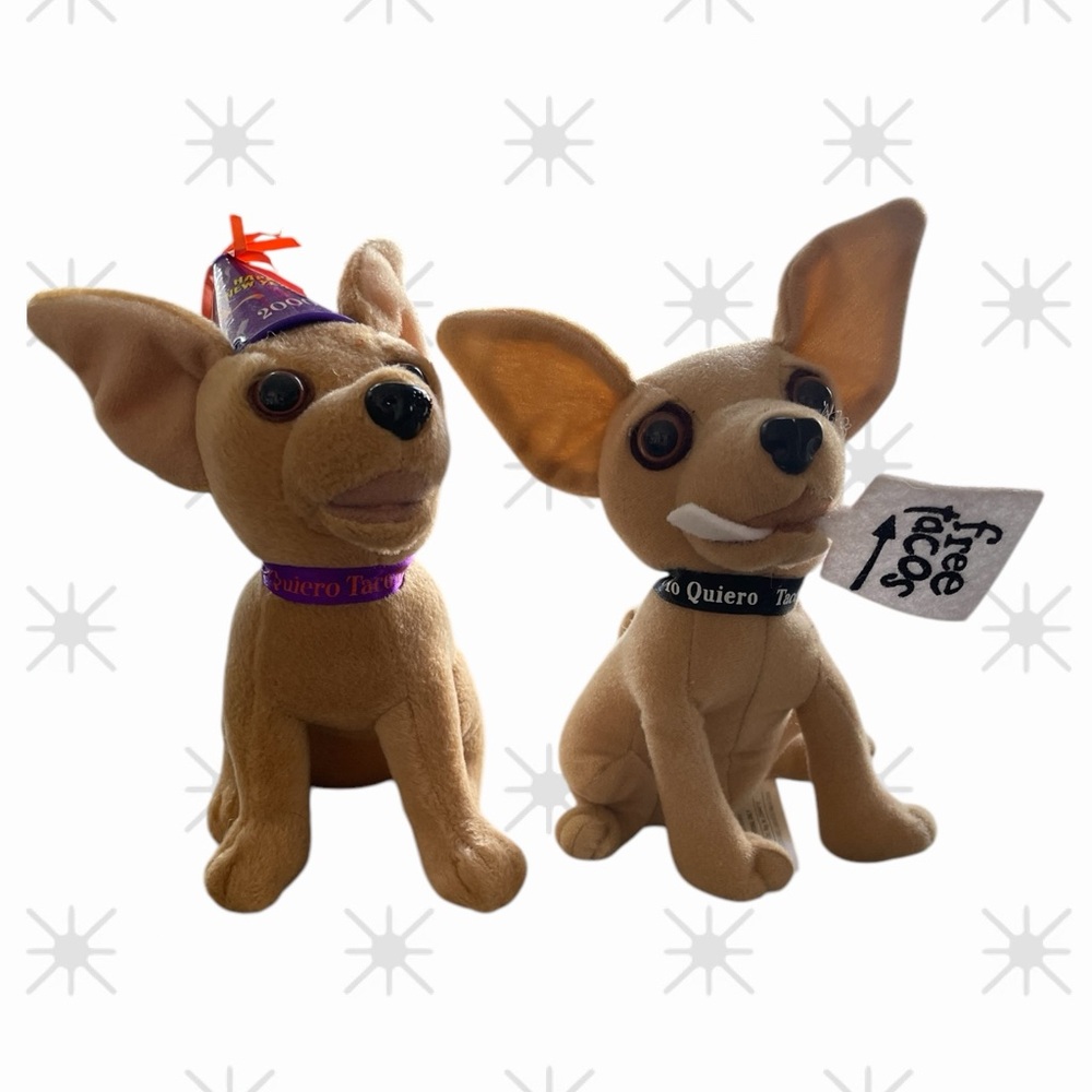 Vintage Taco Bell plush 1999 & 2000